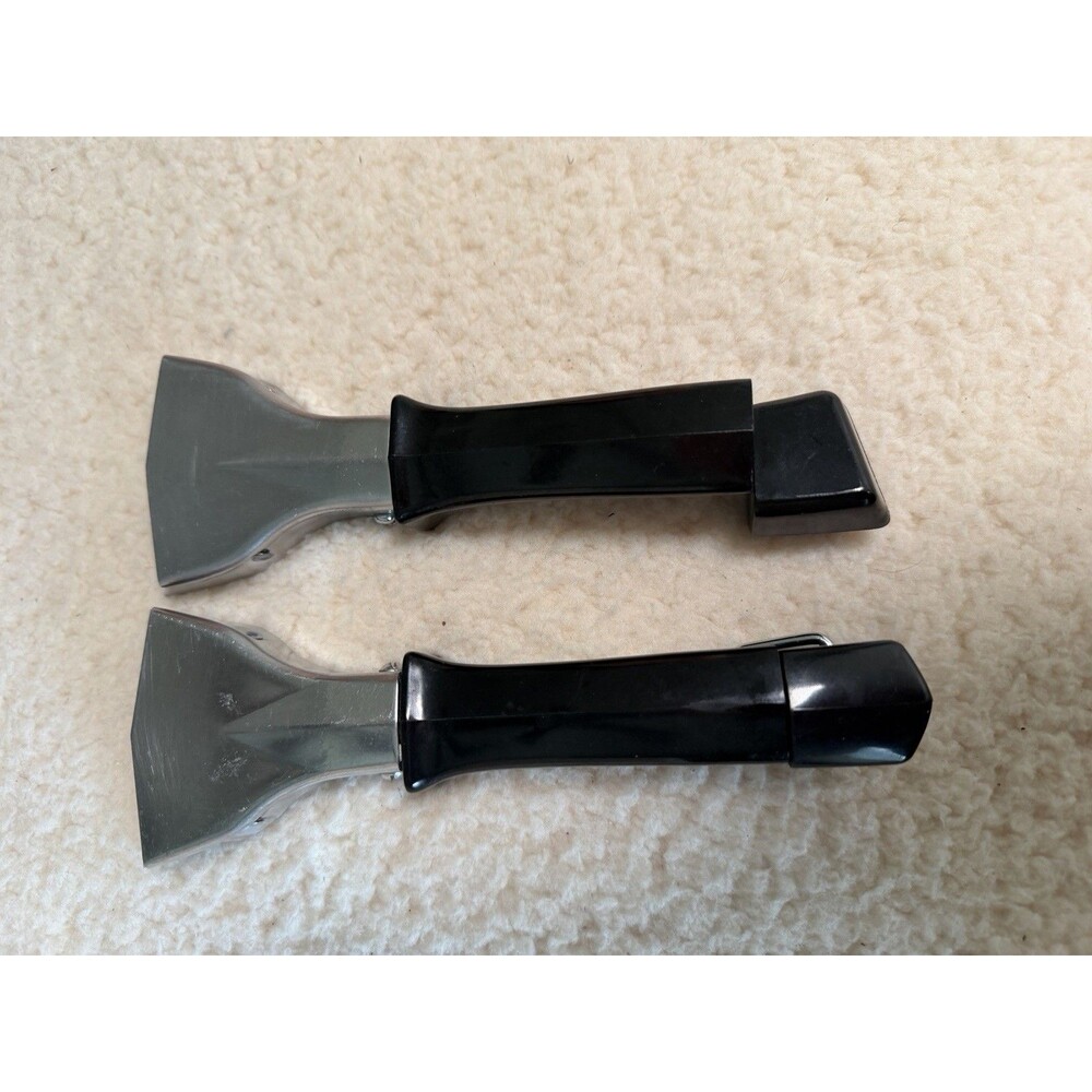 Corning Ware Black Twist Detachable Lock On Casserole Handles set of 2 VTG Jj